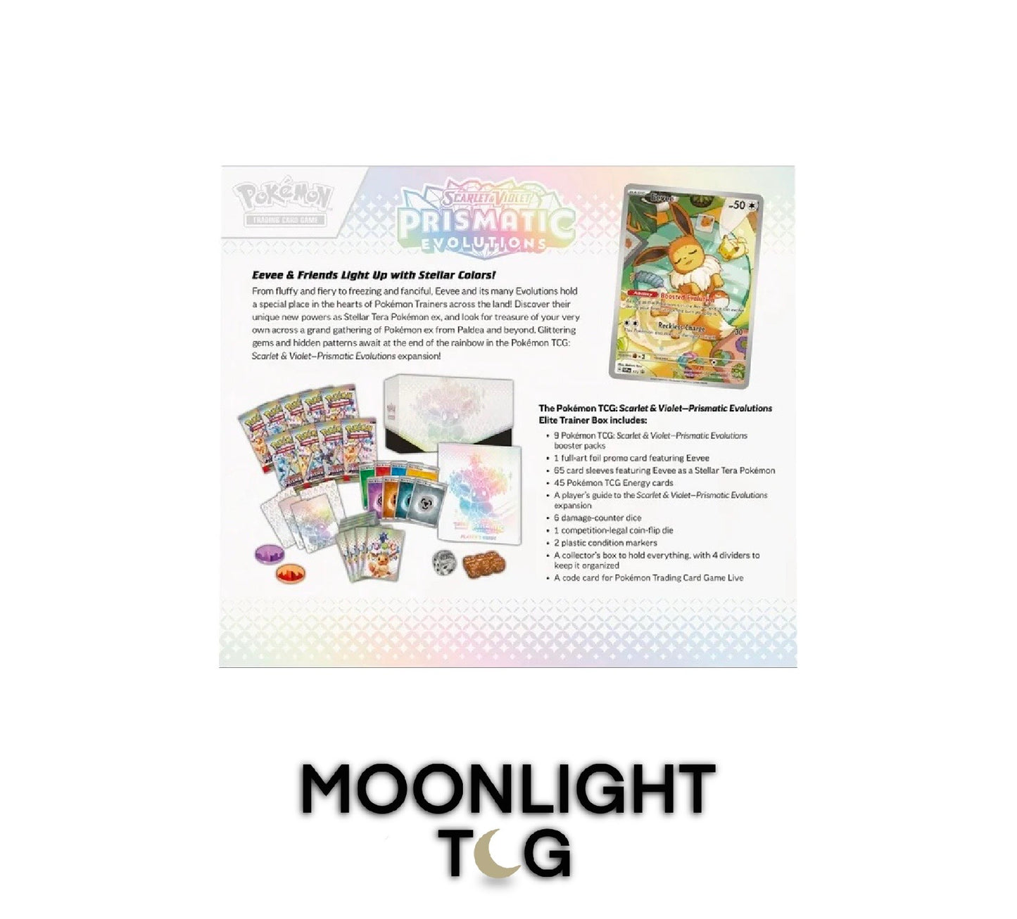 Pokémon TCG: Scarlet & Violet-Prismatic Evolutions Elite Trainer Box