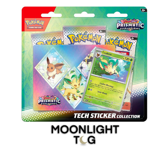 Pokémon TCG: Prismatic Evolutions Tech Sticker Collection - Leafeon