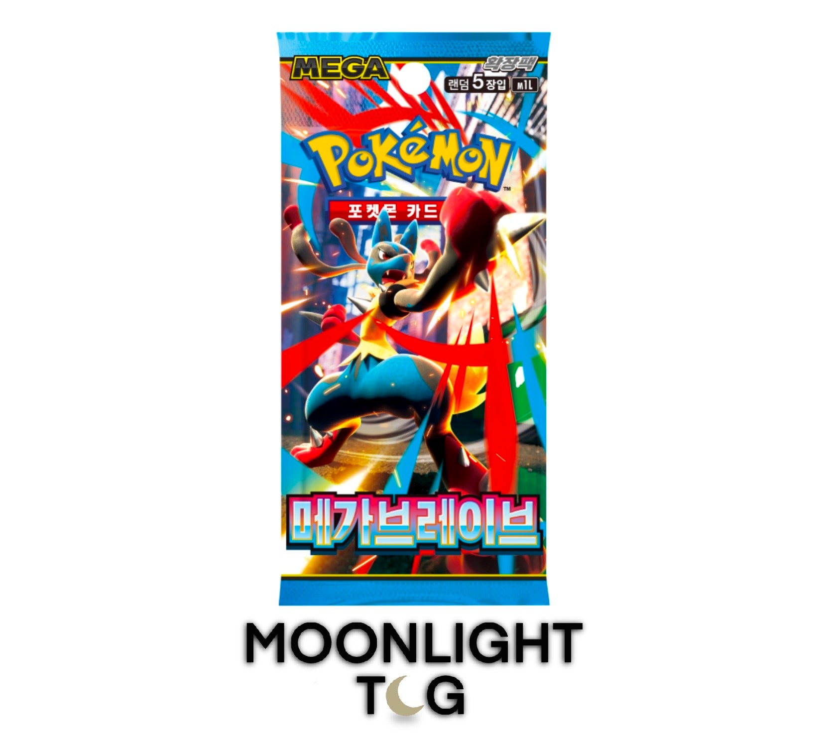 Pokémon TCG: Korean Mega Brave Booster Pack – Moonlight TCG