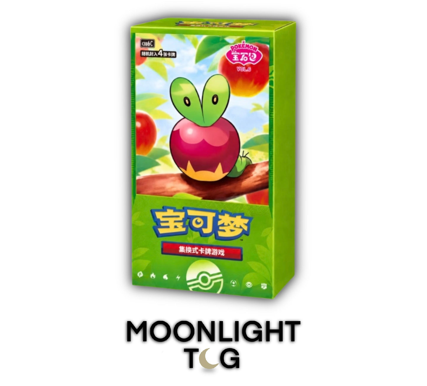 Pokémon TCG: Simplified Chinese Gem 4 Booster Box (18 Packs)