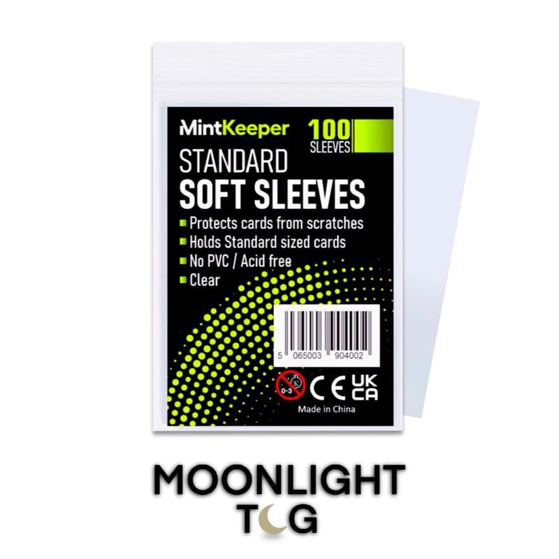 MintKeeper: Standard Soft Card Sleeves (100 Sleeves)